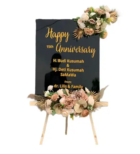 Papan Bunga Akrilik Batang Asai